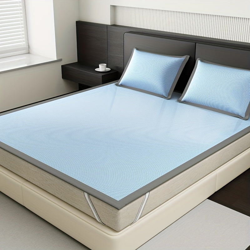 Lightweight Cooling Mattress Protector in Breathable Ice Silk