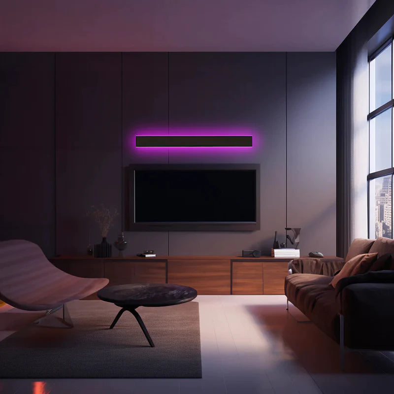 Outdoor LED Wall Light in Linear Minimalist Design