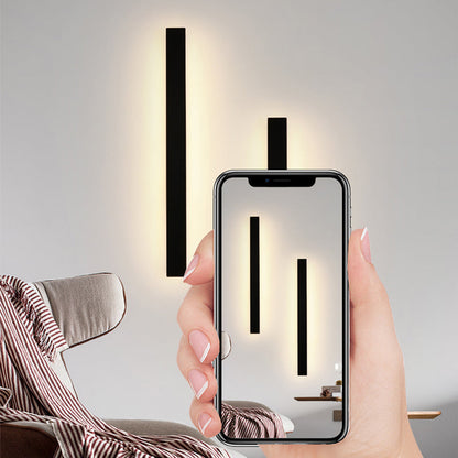 Outdoor LED Wall Light in Linear Minimalist Design