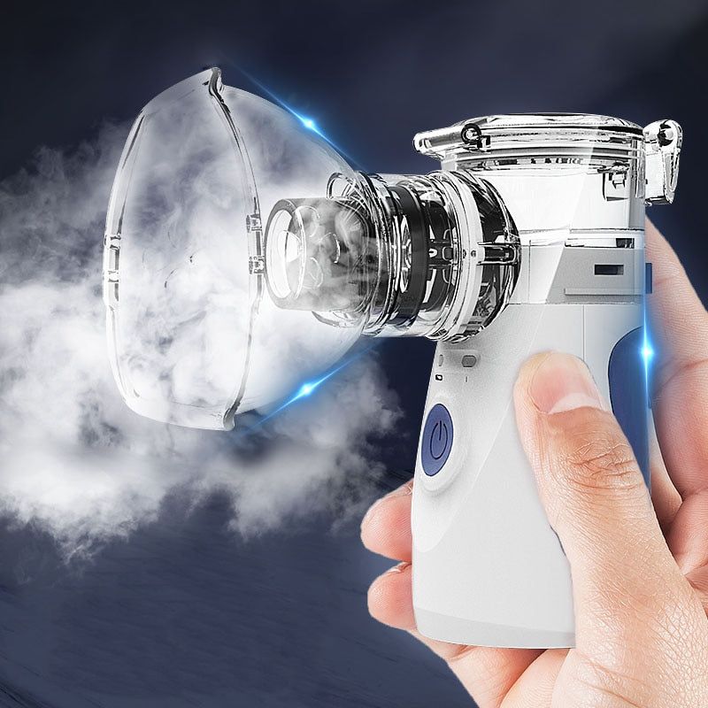 Rechargeable Battery-Powered Ultrasonic Nebulizer for Portable Relief