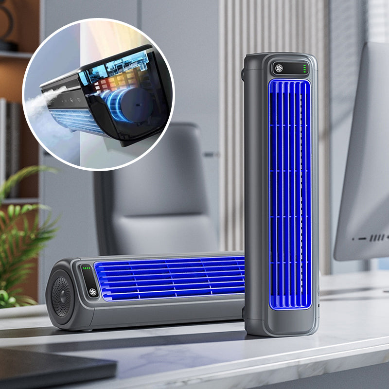 Compact Portable Air Cooler – Rechargeable for Efficient Cooling