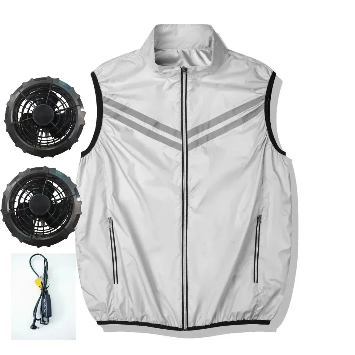 Lightweight Outdoor Cooling Vest Featuring Integrated Fan for Comfort