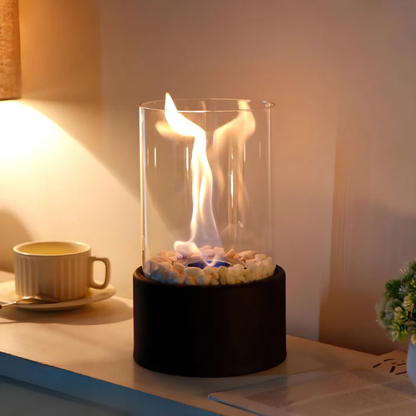 Indoor and Outdoor Bioethanol Fireplace Lamp - Smokeless Design