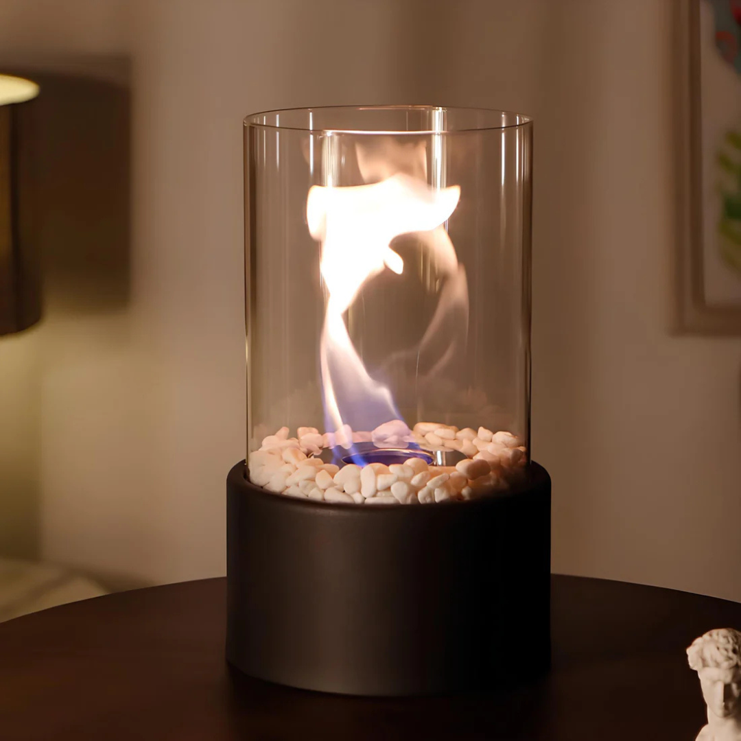 Indoor and Outdoor Bioethanol Fireplace Lamp - Smokeless Design