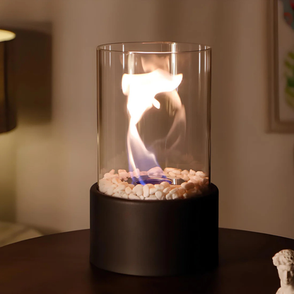 Indoor and Outdoor Bioethanol Fireplace Lamp - Smokeless Design