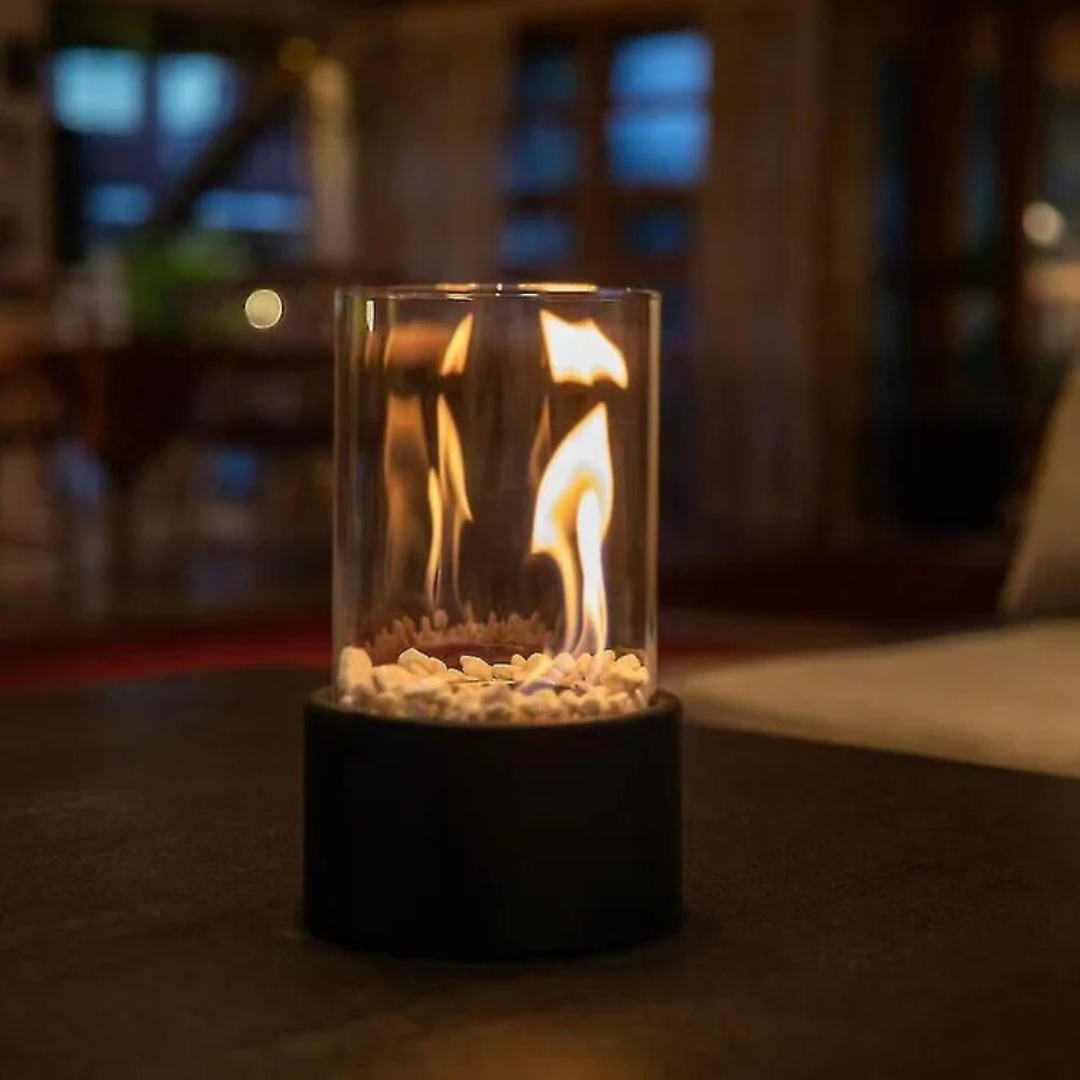Indoor and Outdoor Bioethanol Fireplace Lamp - Smokeless Design