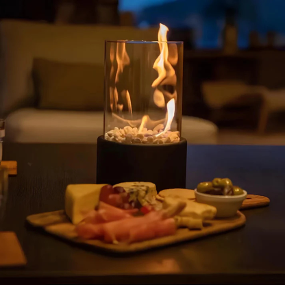 Indoor and Outdoor Bioethanol Fireplace Lamp - Smokeless Design