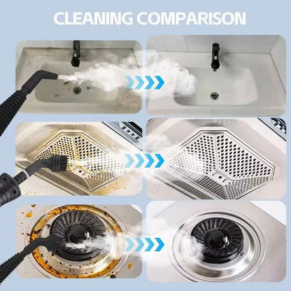 Portable Steam Cleaner with 4 Nozzles - Quick Heating for Thorough Cleaning