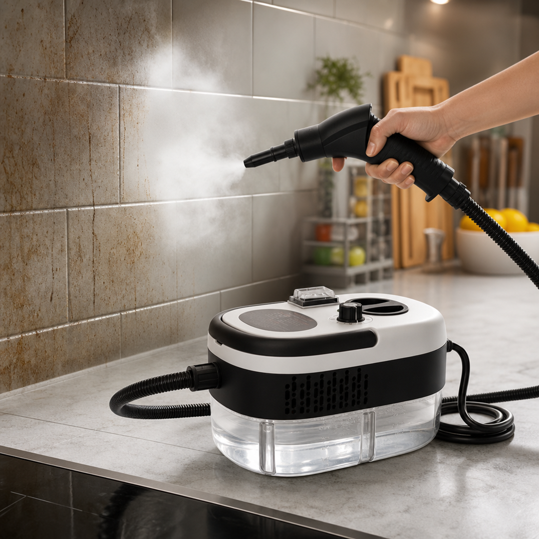 Portable Steam Cleaning Device with Accessories