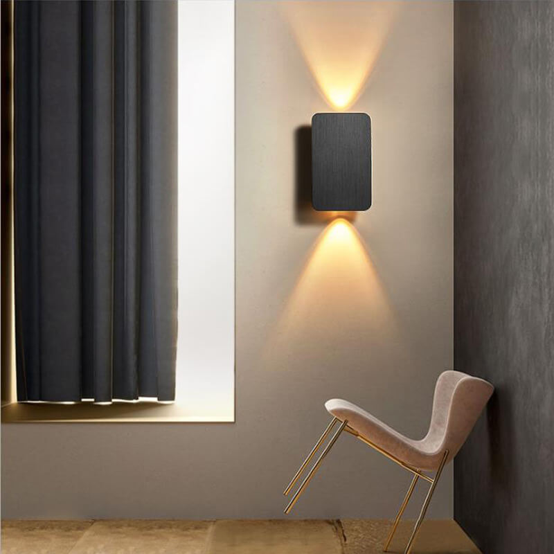 Sleek Design LED Wall Sconce Lamp with Dual-Light Feature
