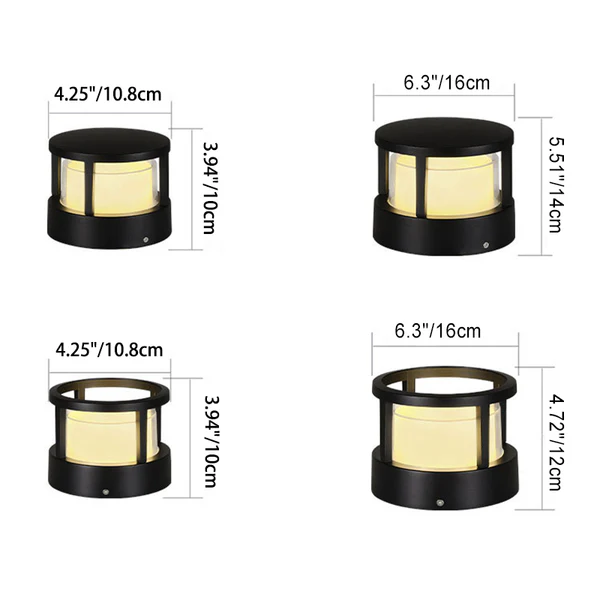 Modern Outdoor Wall Light Fixture - Waterproof Aluminum Design