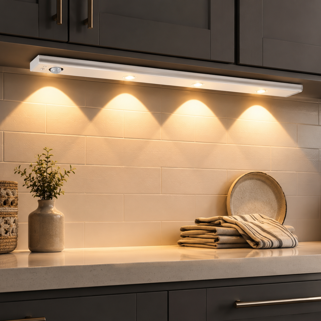 Motion Sensor Magnetic LED Light for Under Cabinet Use