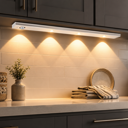 Motion Sensor Magnetic LED Light for Under Cabinet Use