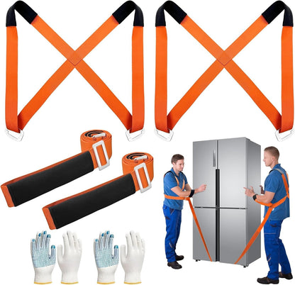 ErgoLift Furniture Moving Straps – Adjustable & Supportive