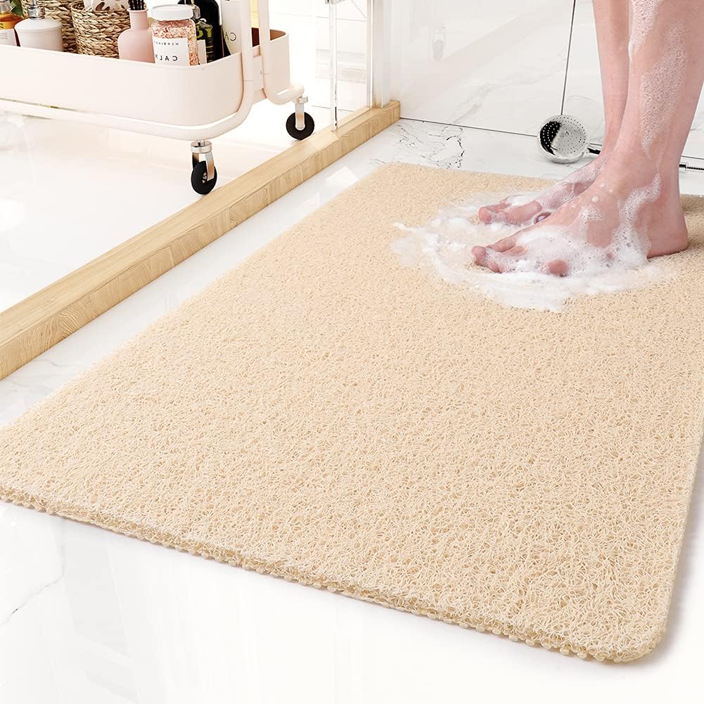 Absorbent Shower Mat with Quick-Dry Non-Slip Surface