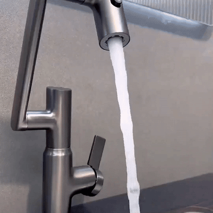 Temperature Display Kitchen Faucet – 360° Adjustable Modern Style