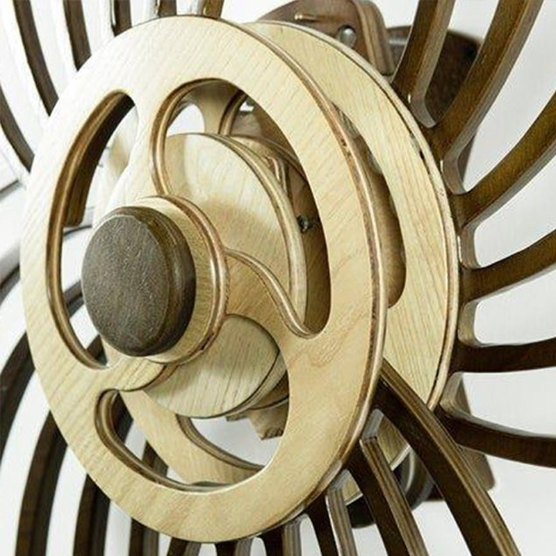 Unique Kinetic Wooden Sculpture – Handcrafted Motion Home Decor Gift