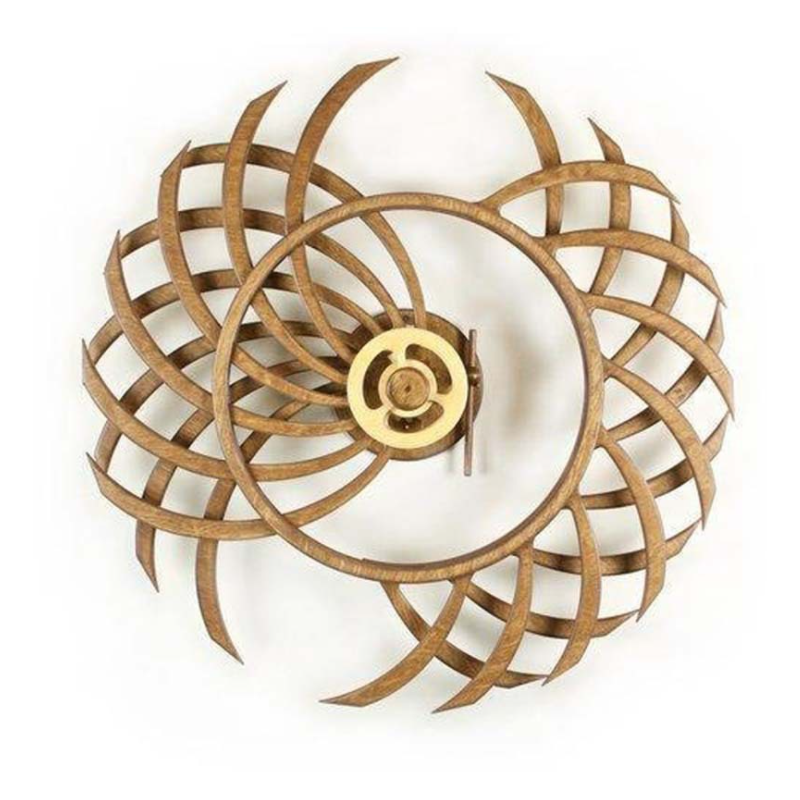 Unique Kinetic Wooden Sculpture – Handcrafted Motion Home Decor Gift