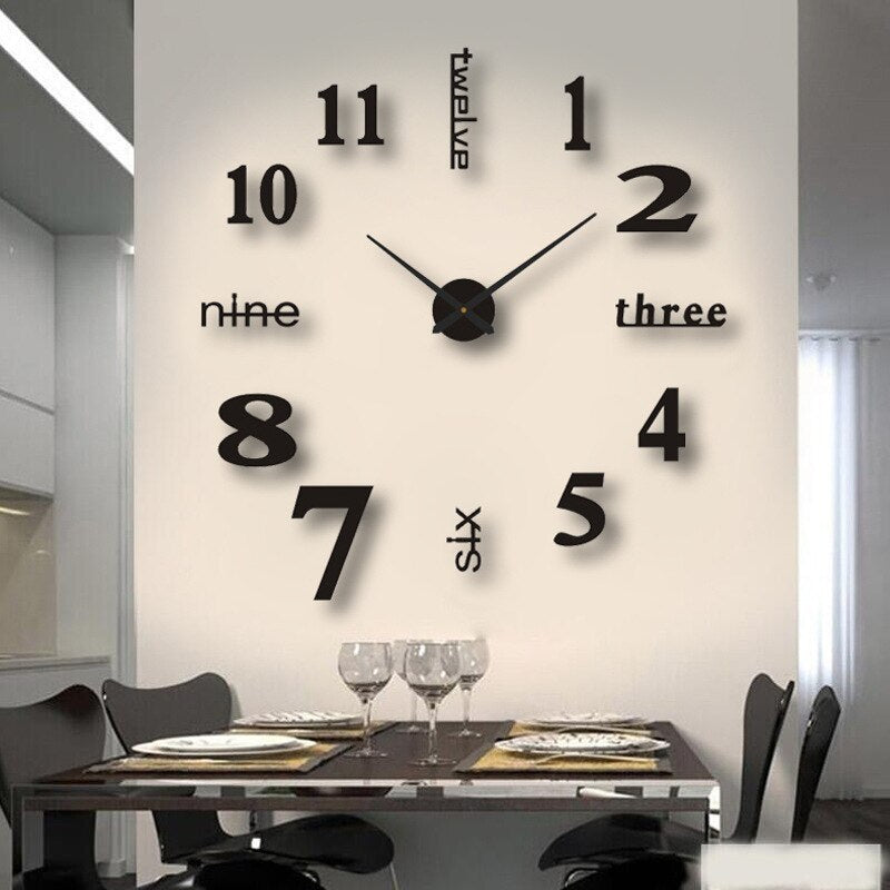 Contemporary Wall Clock – Stylish Accent for Home Decoration