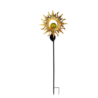 Solar-Powered Outdoor Pathway Light – Handcrafted Iron Design for Cozy Ambiance
