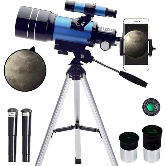 150X HD Magnification Portable Telescope for Stargazing with Night Vision