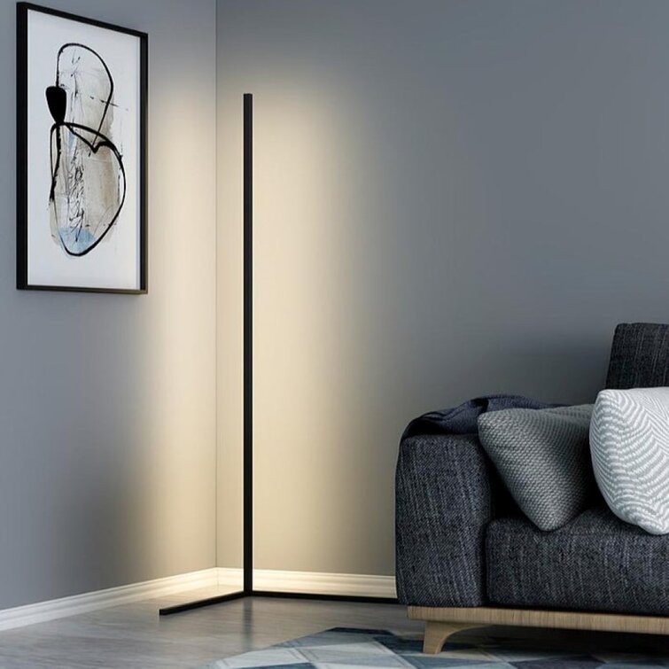 Dimmable RGB Corner Floor Lamp - Adjustable Lighting for Stylish Ambiance