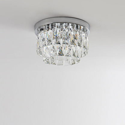 Ceiling Light Fixture in Art Deco Style with LED Illumination