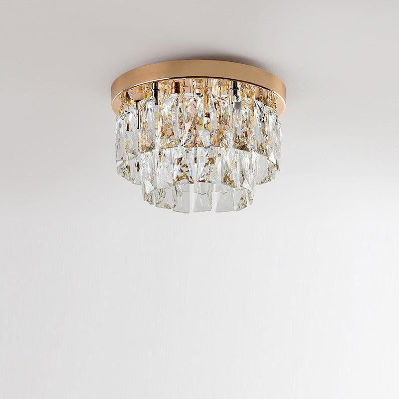 Ceiling Light Fixture in Art Deco Style with LED Illumination