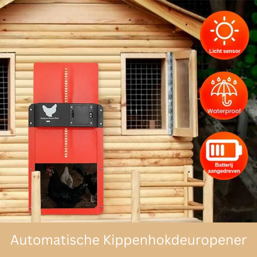 Automatic Chicken Coop Door with Light Sensor – Safe Poultry Entry