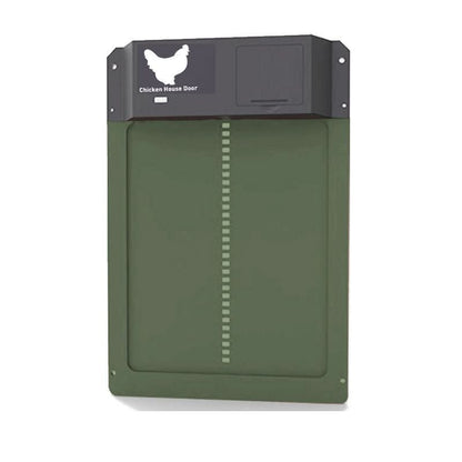 Light-Sensing Weather-Resistant Chicken Coop Door for Convenient Entry