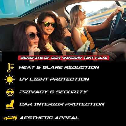 Automotive Window Tint Film for UV and Heat Resistance – Simple Installation