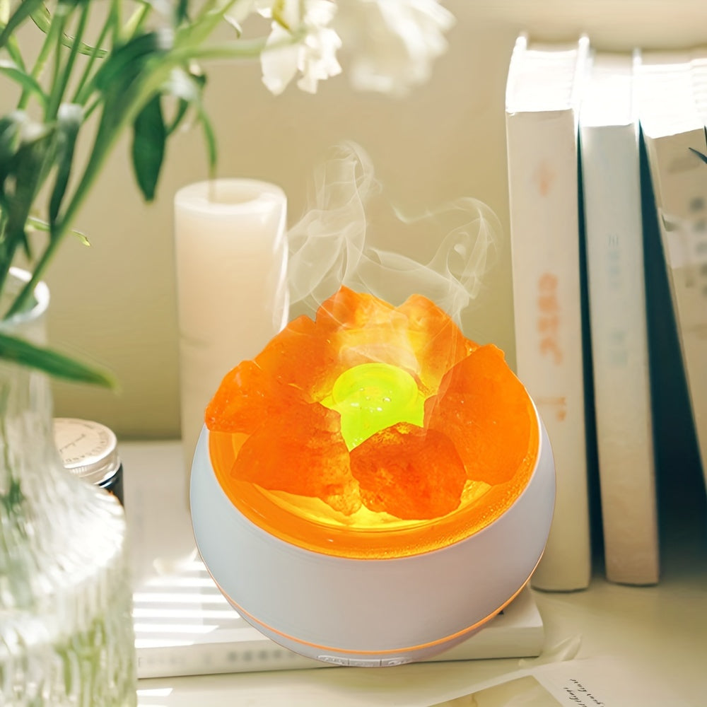 Salt Lamp and Aroma Diffuser – 3 Functions in One Device