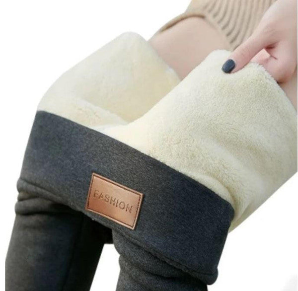 High Waisted Thermal Leggings for Women – Fleece Lined Ankle Length for Winter