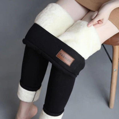 High Waisted Thermal Leggings for Women – Fleece Lined Ankle Length for Winter