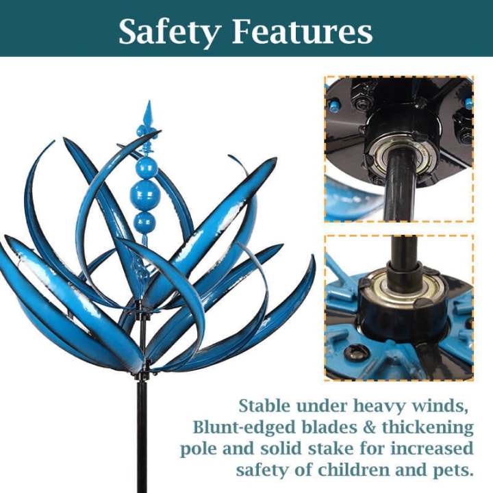 Dynamic Garden Wind Spinner with Effortless Motion