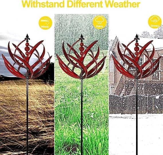 Dynamic Garden Wind Spinner with Effortless Motion