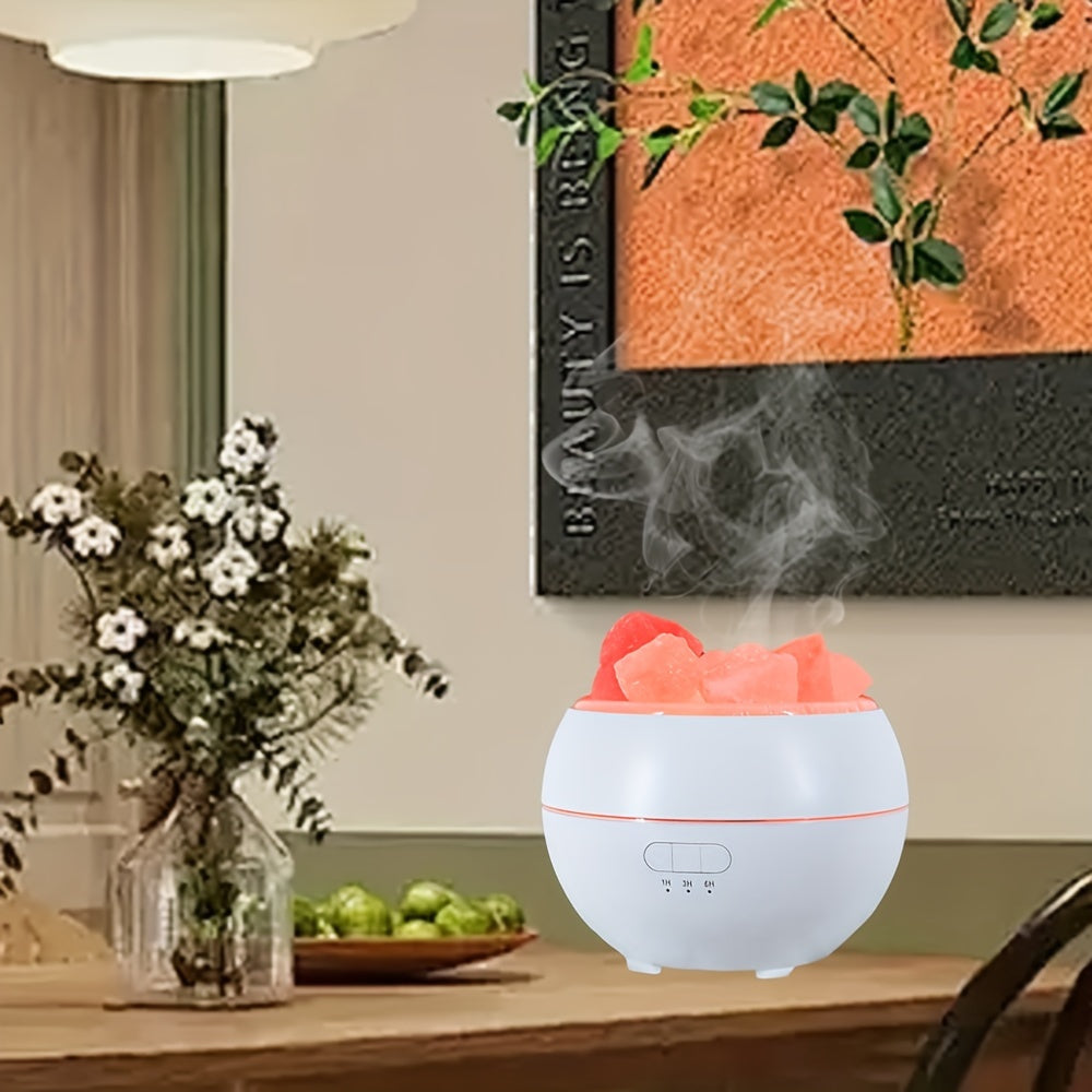 Salt Lamp and Aroma Diffuser – 3 Functions in One Device