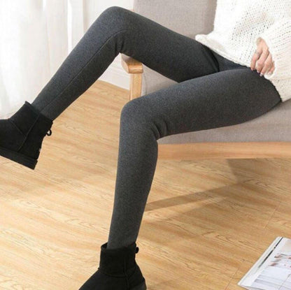 High Waisted Thermal Leggings for Women – Fleece Lined Ankle Length for Winter