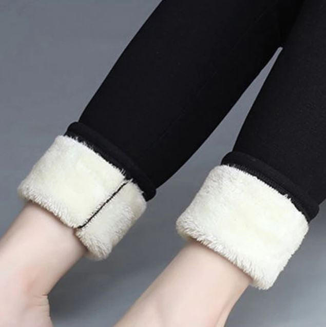 High Waisted Thermal Leggings for Women – Fleece Lined Ankle Length for Winter