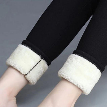 High Waisted Thermal Leggings for Women – Fleece Lined Ankle Length for Winter