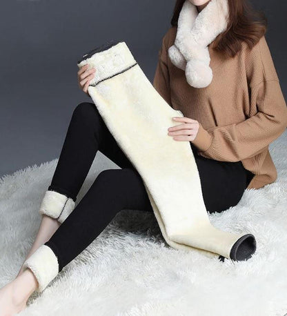 High Waisted Thermal Leggings for Women – Fleece Lined Ankle Length for Winter