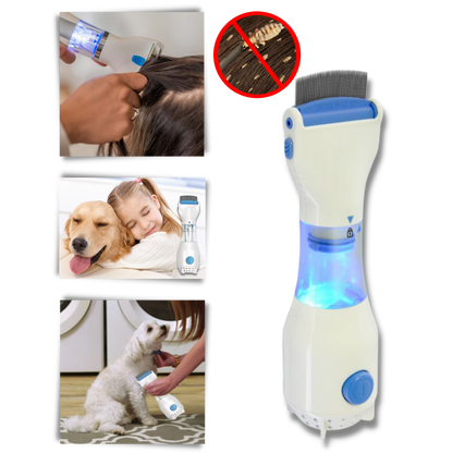 Gentle Electric Lice Remover with Comfort Grip and Easy Disposal