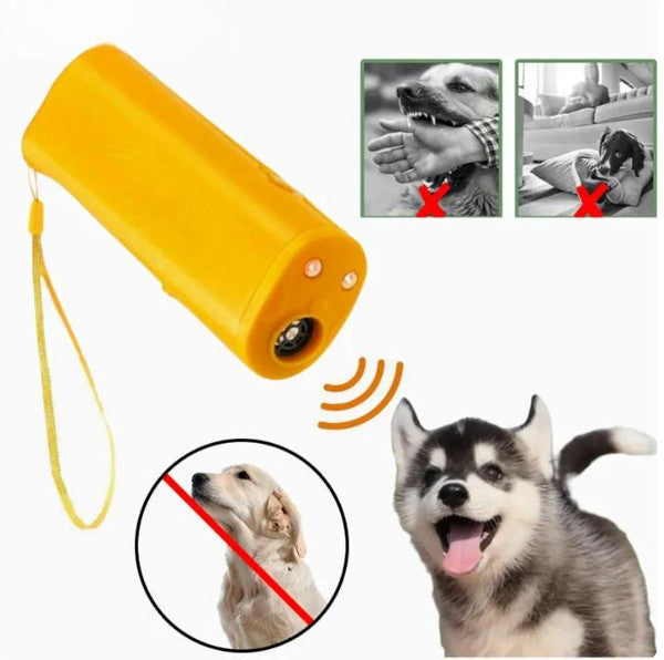 Sonic Pet Trainer with LED Light and Compact Design
