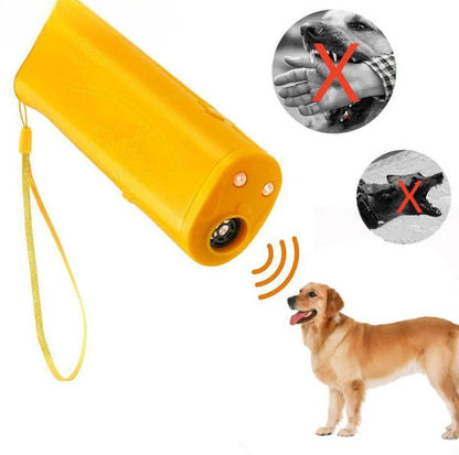 Sonic Pet Trainer with LED Light and Compact Design