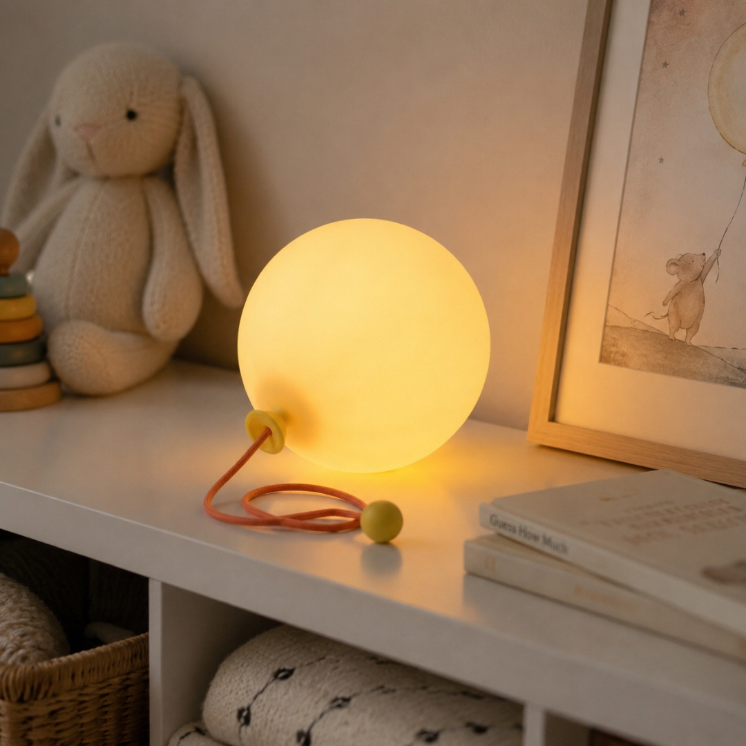 Balloon-Shaped Night Light with Soft LED Illumination