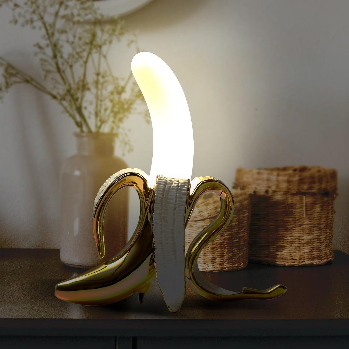 Table Lamp Shaped Like a Banana