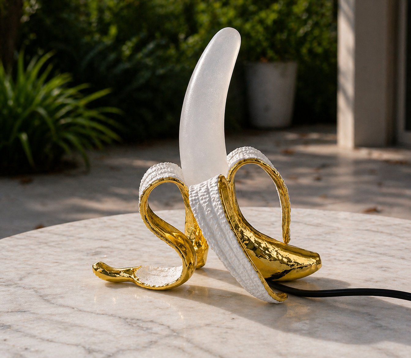 Table Lamp Shaped Like a Banana