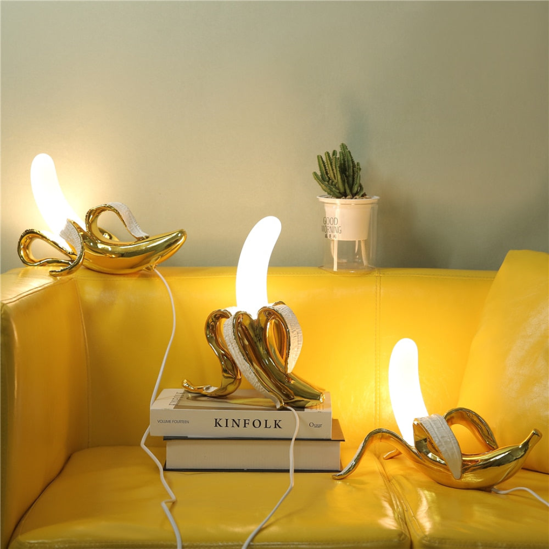 Table Lamp Shaped Like a Banana