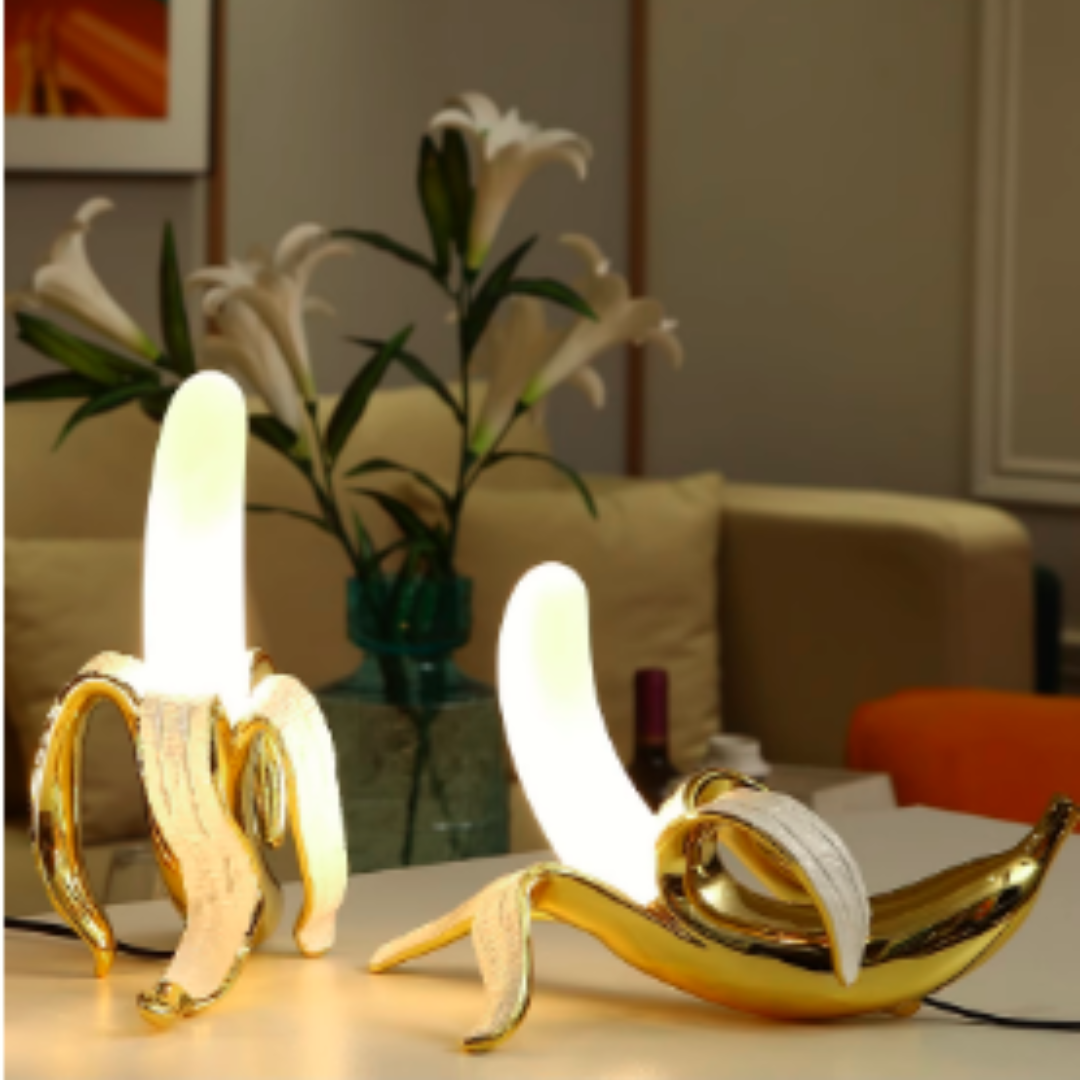 Table Lamp Shaped Like a Banana