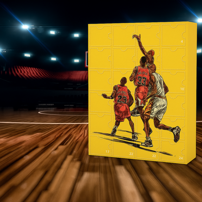 Basketball Advent Calendar – Mini Figure Collector Set for Daily Surprises